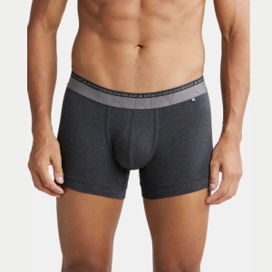 Jockey US60 Super Combed Cotton Elastane Stretch Solid Trunk (Black Melange)