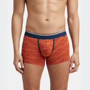 Jockey US63 Supper Combed Cotton Elastane Stretch Printed Trunk (Autumn Glaze)