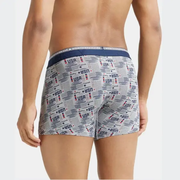 Jockey US63 Supper Combed Cotton Elastane Stretch Printed Trunk (Nickle) - Image 4