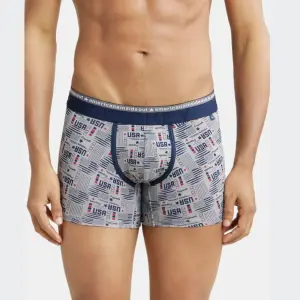 Jockey US63 Supper Combed Cotton Elastane Stretch Printed Trunk (Nickle)