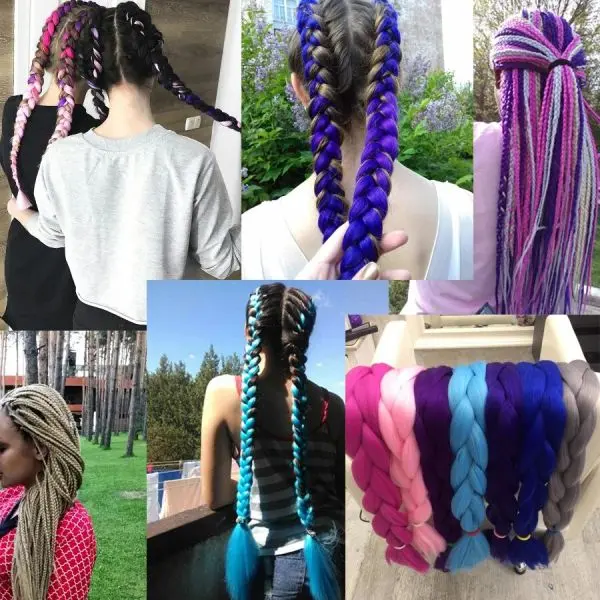 Jumbo Braid Hair Extensions - Image 2