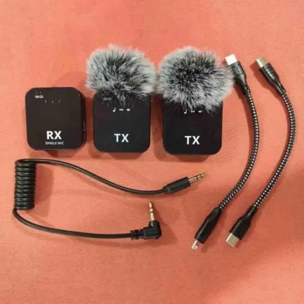 K205 Dual Wireless Microphone With Noise Reduction - Image 2