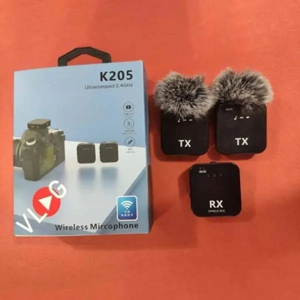 K205 Dual Wireless Microphone With Noise Reduction
