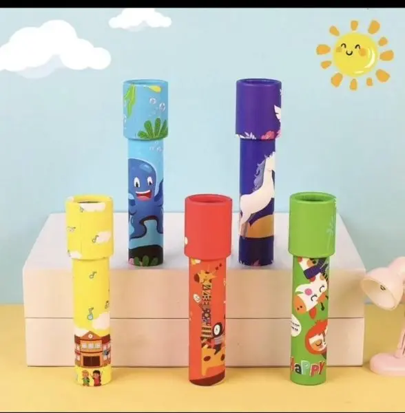 Kaleidoscope Rotating Children Science Experiment Toy Parent Child Interactive Educational Toys Kids Magical Change Gift 1 Pcs - Image 5