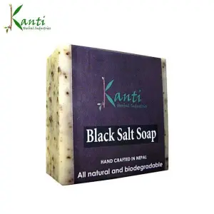 Kanti Herbal Black Salt Soap 80gm