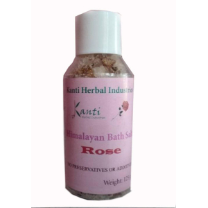 Kanti Herbal Himalayan Bath Salt Rose - 125Gm