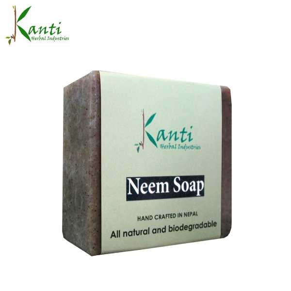 Kanti Herbal Neem Bar Soap – 80g - Image 2