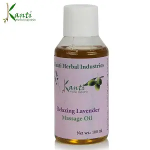 Kanti Herbal Relaxing Lavender Massage Oil - 100 ml