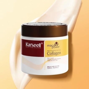 Karseell Collagen Hair Treatment Deep Repair Conditioning Argan Oil Collagen Hair Mask Essence for Dry Damaged Hair All Hair Types
