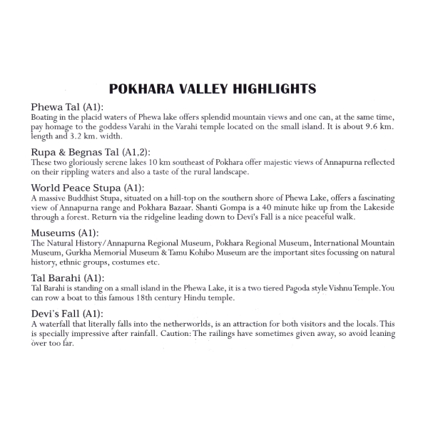 Kathmandu to Pokhara & Chitwan Info 2