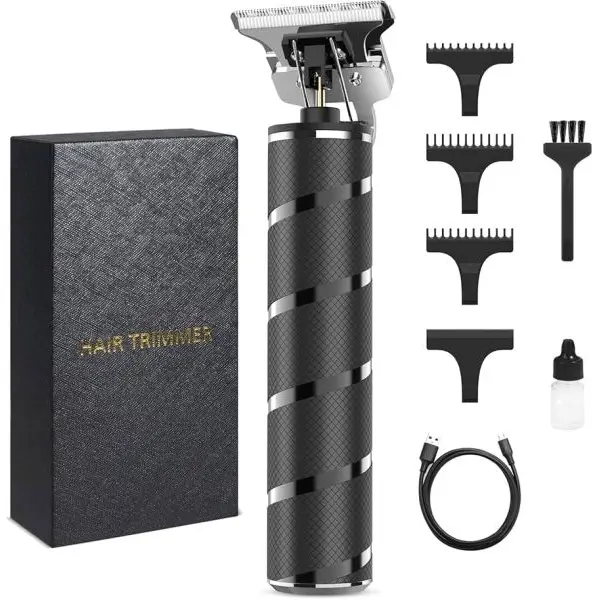 Kemei KM-T9 Clipper HairTrimmer Rechargeable Cordless For Men Beard Trimmer 0mm Baldheaded Hair Clipper Cutting Machine - Image 2