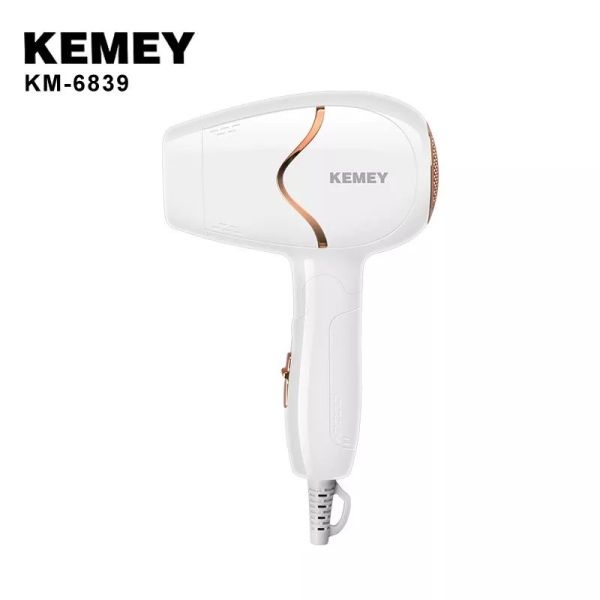 KEMEY KM-6839 Home Portable Hair Dryer Heat Balance Does Not Hurt The Hair Dryer Strong Wind - Image 4