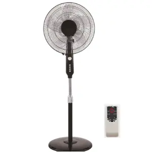 KentElectric 16 Inch Pedestal Fan with Remote Control