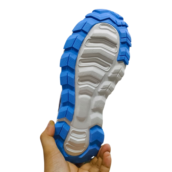 KICK Beita Max Protect Running Shoes for Men (Gray and Blue) - Image 3