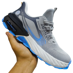 KICK Beita Max Protect Running Shoes for Men (Gray and Blue)