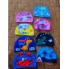 Kid Children Swimming Cap Cute Cartoon Cloth Swimming Cap For Boys Girls Ear Protective Cloth Swimming Caps Babies