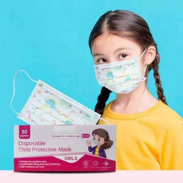 Non-Woven Printed Kids Mask