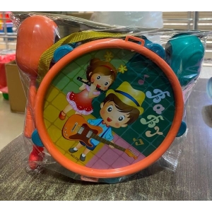 Kids Drum Toy Drum Set with Carry Strap Stick Musical Instrument Sets Hammer Toys for Kids