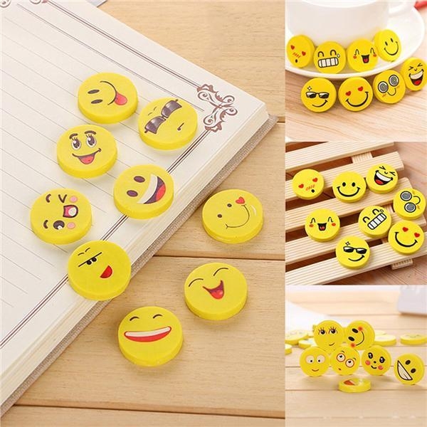 Kids Fun Smile Eraser ( Set of 10 pcs ) - Image 3