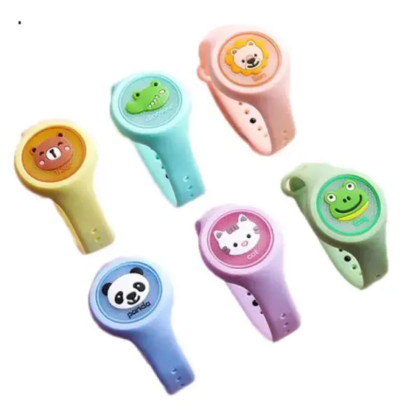 Kids Mosquito Repellent Watch With Led Lights, Lightweight Natural Mosquito Repellent Bracelet - Image 3