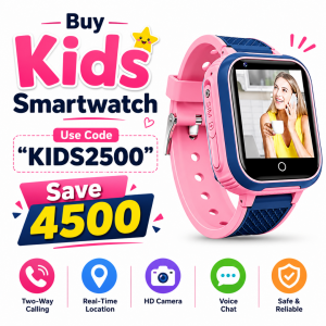Video Calling Kids Smartwatch-LBS Tracking & Calling