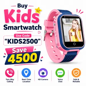 Video Calling Kids Smartwatch-LBS Tracking & Calling