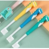 Kids Toothbrush for 3-6Cute Dinosaur Cartoon Child For Deep Toothbrush