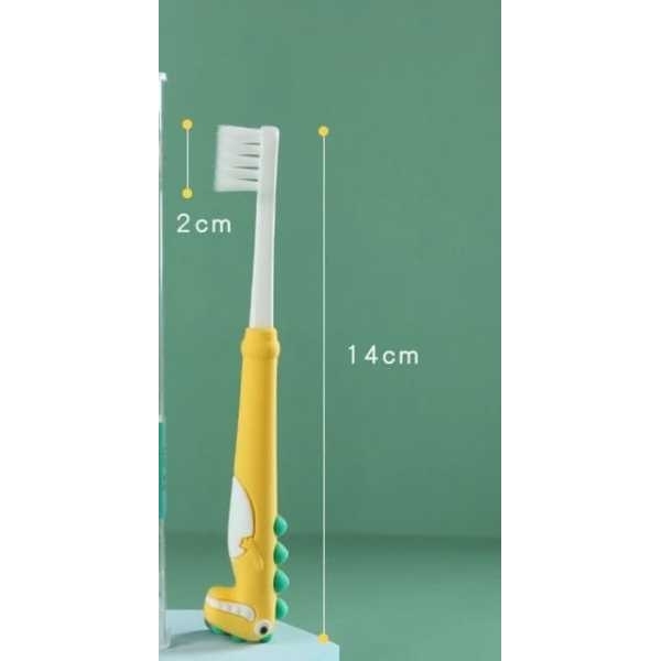 Kids Toothbrush for 3-6Cute Dinosaur Cartoon Child For Deep Toothbrush , Cleaning , And Portable - Image 4