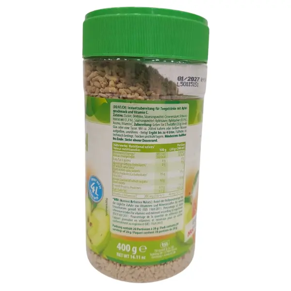 KING GEORGE Instant Tea Drink (Apple) (400g) | Makes Up to 4L - Image 2