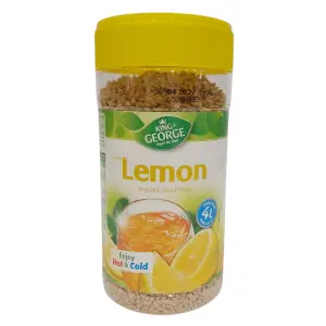 KING GEORGE Instant Tea Drink (Lemon) (400g) | Makes Up to 4L
