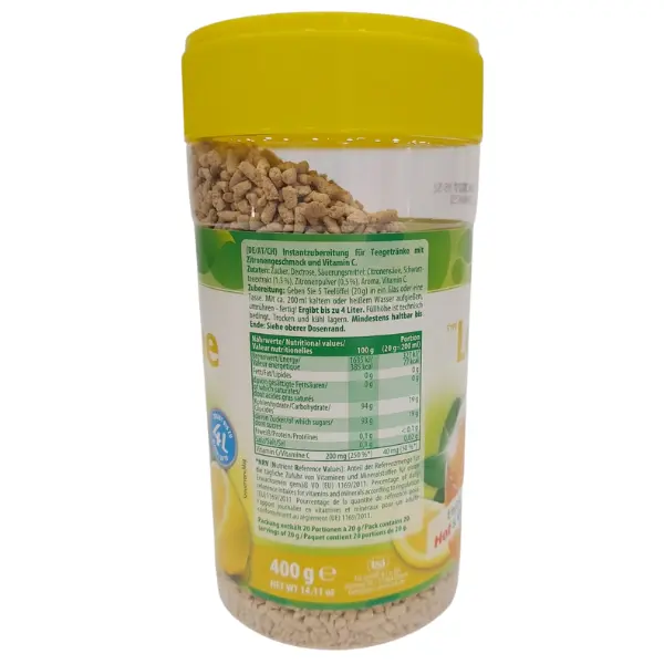 KING GEORGE Instant Tea Drink (Lemon) (400g) | Makes Up to 4L - Image 2