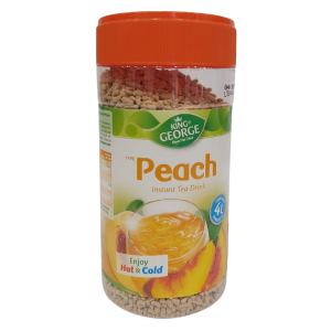 KING GEORGE Instant Tea Drink (Peach) (400g) | Makes Up to 4L