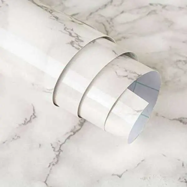 Kitchen Marble Sticker Oil Proof Waterproof Paper Backsplash Sticker Roll Stove Cabinet Liner Décor Self Adhesive Wallpapers (5cm) - Image 3