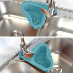 Kitchen Swan Triangular Plastic Hanging Sink Strainer