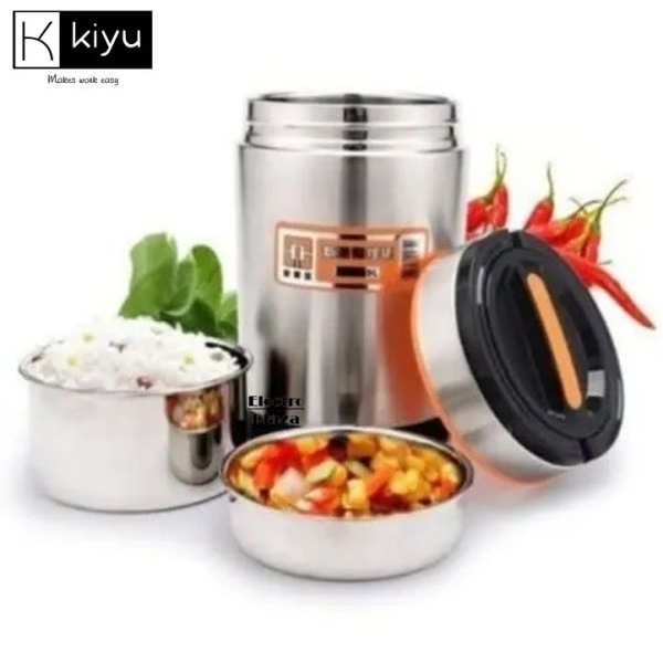 KIYU Stainless Steel Hot Pot Lunch Box 1.9Ltr 13* - Image 3