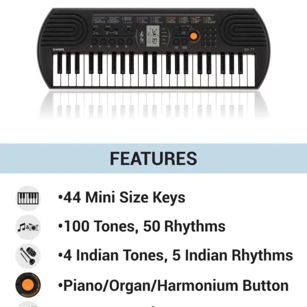 KM16 Portable Keyboard With 44 Keys, SA-77 - Image 3
