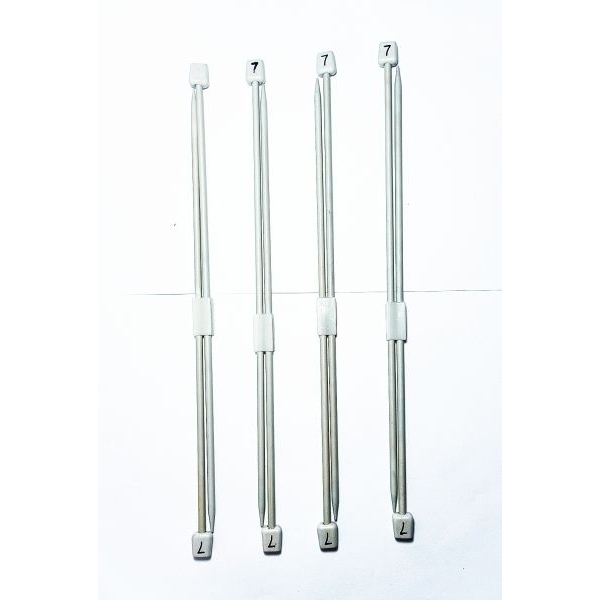 Knitting Pin/Needle Set No.7 & Aluminium Knitting Needle Large Size - No 7 - Image 3