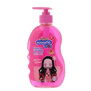 Kodomo Head To Toe Wash Fruity Berry 400ml 6M+