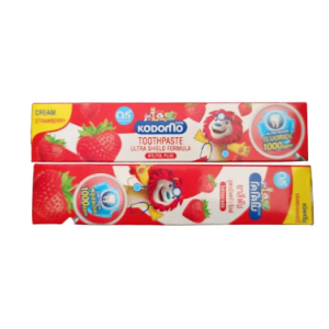Kodomo Toothpaste Cream Ultra Shield Formula Strawberry Pack Of 2