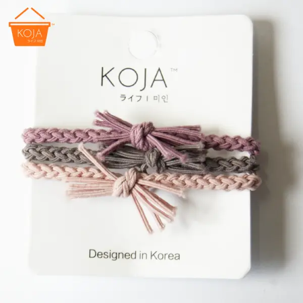 KOJA 2pcs set Hair Tie for Women Tie Up Hair Rubber Band For Hair Beauty - Image 2