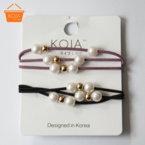 KOJA 2pcs set Hair Tie for Women Tie Up Hair Rubber Band For Hair Beauty