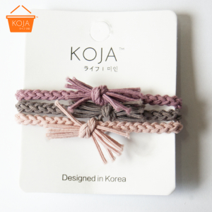 KOJA 2pcs set Hair Tie for Women Tie Up Hair Rubber Band For Hair Beauty