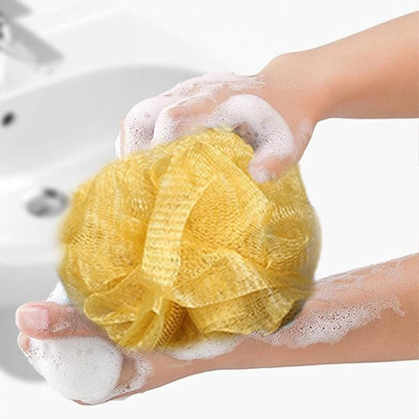 KOJA 3 x Exfoliating Sponge Back Scraper Set Bath Shower Purifier for Shower and Bath Massage Removes Dead Skin - Image 2