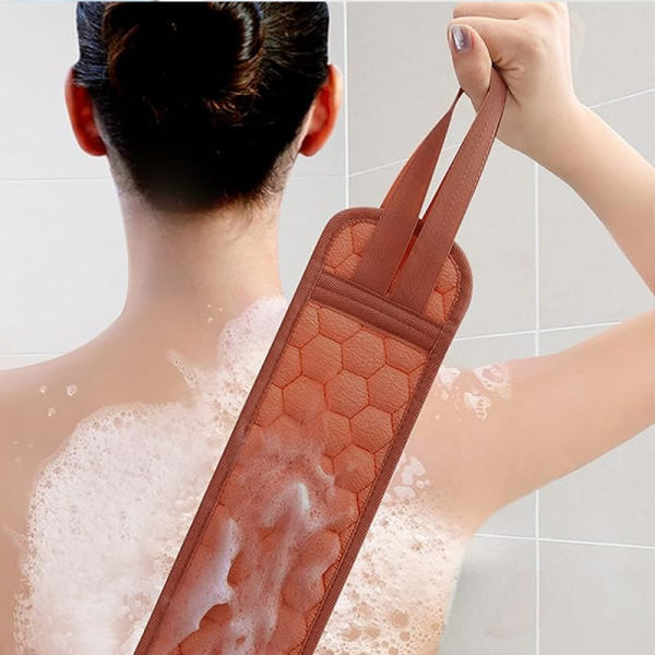 KOJA 3 x Exfoliating Sponge Back Scraper Set Bath Shower Purifier for Shower and Bath Massage Removes Dead Skin - Image 3