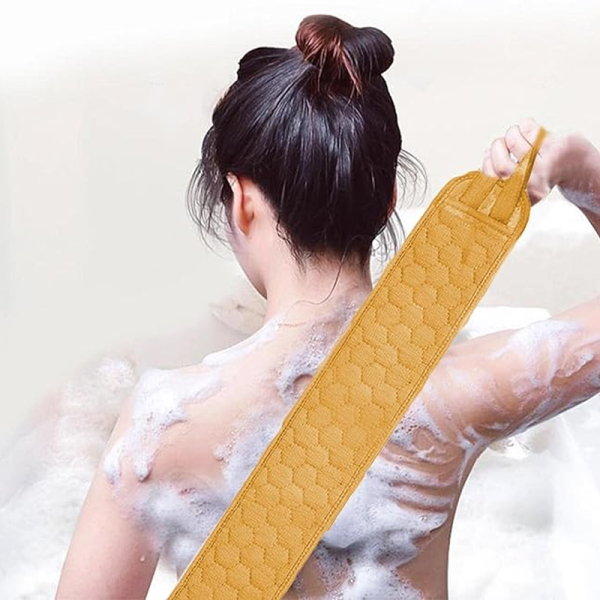 KOJA 3 x Exfoliating Sponge Back Scraper Set Bath Shower Purifier for Shower and Bath Massage Removes Dead Skin - Image 3