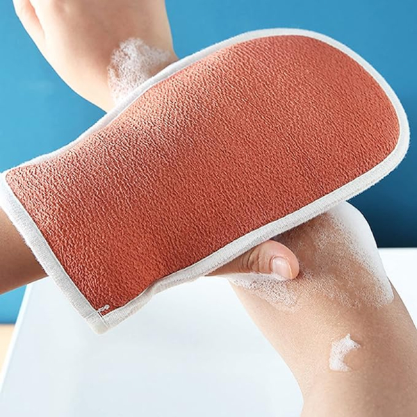 KOJA 3 x Exfoliating Sponge Back Scraper Set Bath Shower Purifier for Shower and Bath Massage Removes Dead Skin - Image 4