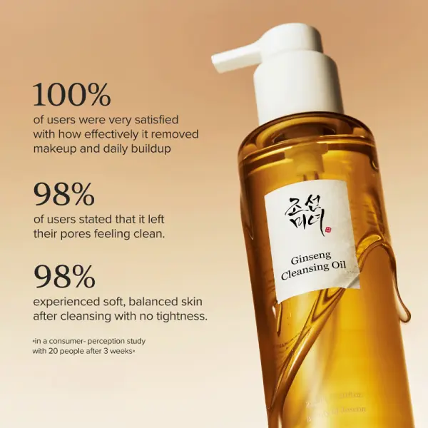 KOJA BOJ Ginseng Cleansing Oil 210ml - Image 3