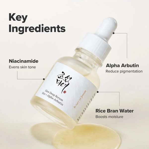 KOJA BOJ Glow Deep Serum Rice + Alpha-Arbutin -30ml - Image 3