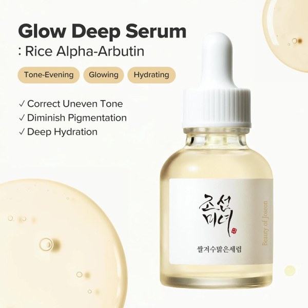KOJA BOJ Glow Deep Serum Rice + Alpha-Arbutin -30ml - Image 4