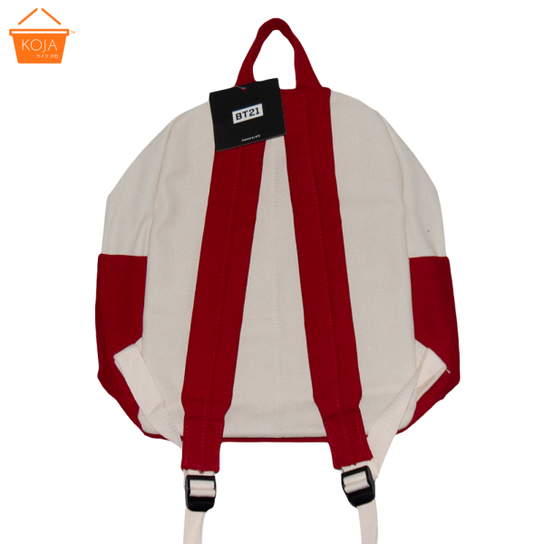 KOJA BTS Bangtan Boys BT21 Backpack School Bag Unisex Cosplay Prop - Red TATA - Image 3